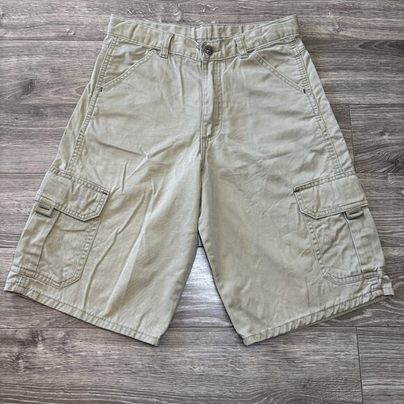 Kids Tan Cargo Shorts - Picture 5 of 16